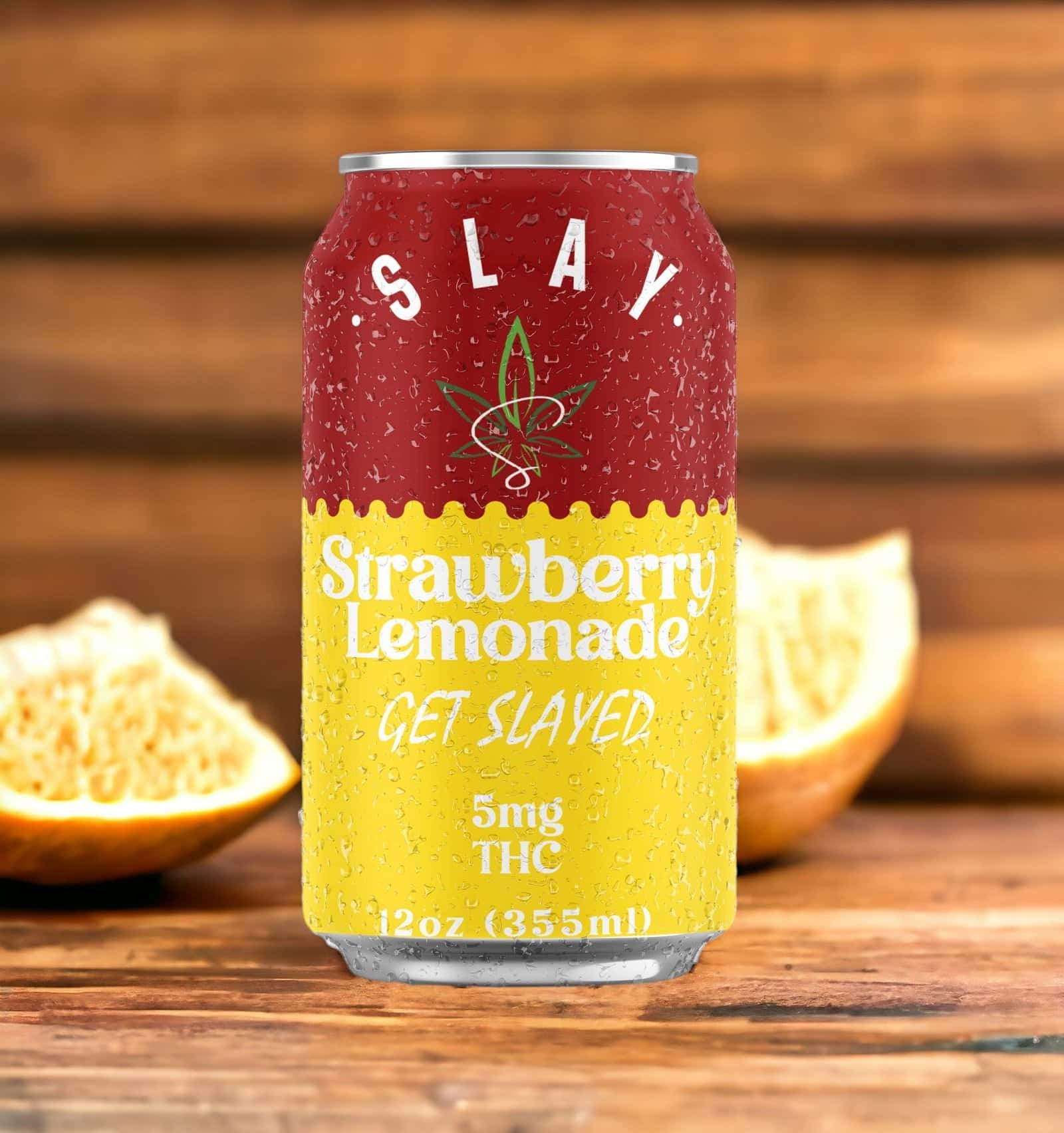 Strawberry Lemonade (THC) (4 Pack) – Slay Beverage